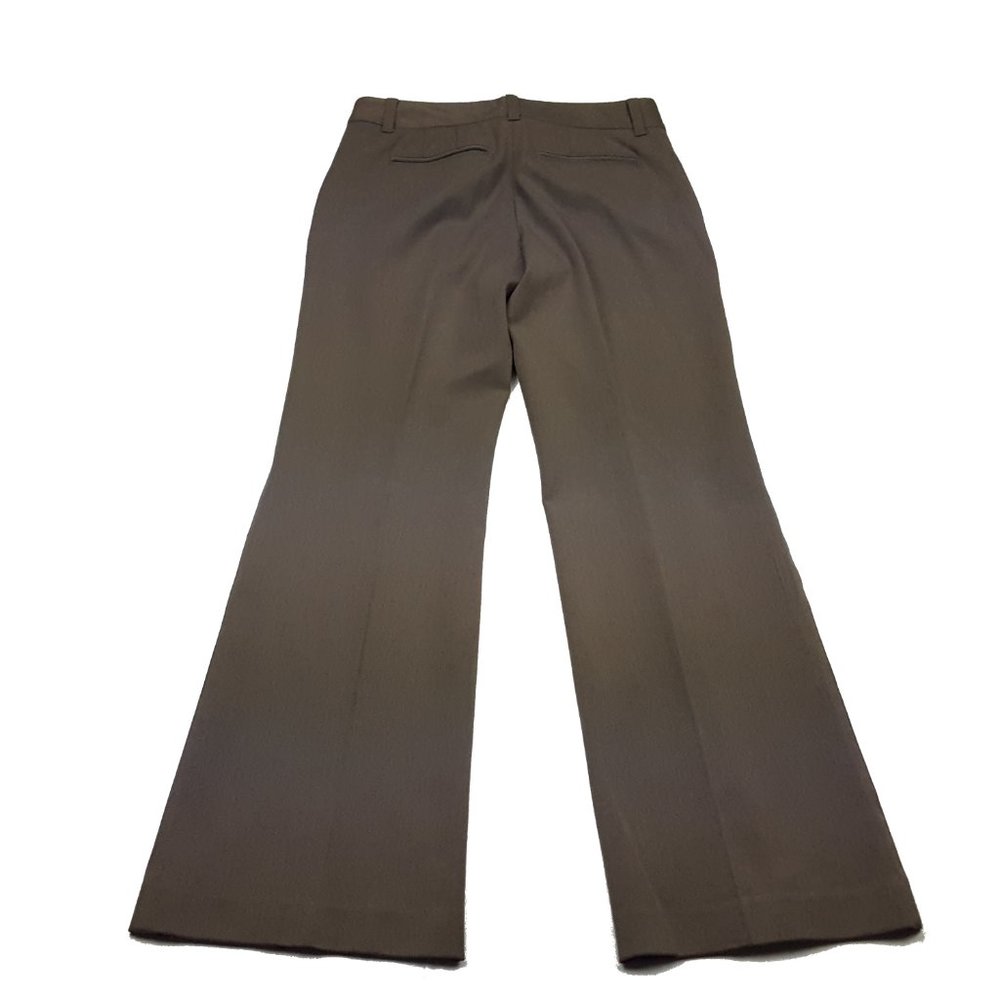 Talbots Flare Trouser Pants, Solid Gray, Women's … - image 4